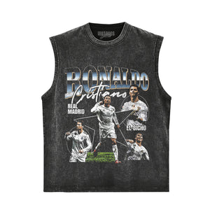 CRISTIANO RONALDO MADRID TANK TOP & TEE & LONG SLEEVE & LAYERED LS & HOODIE