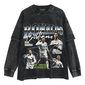CRISTIANO RONALDO MADRID TANK TOP & TEE & LONG SLEEVE & LAYERED LS & HOODIE