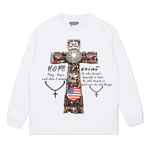 CROSS OF HOPE TEE & LS