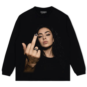 Charli XCX MIDDLE FINGER V2 TANK TOP & TEE & LONG SLEEVE & LAYERED LS & HOODIE
