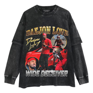DAEJON LOVE, WIDE DECEIVER TANK TOP & TEE & LONG SLEEVE & LAYERED LS & HOODIE