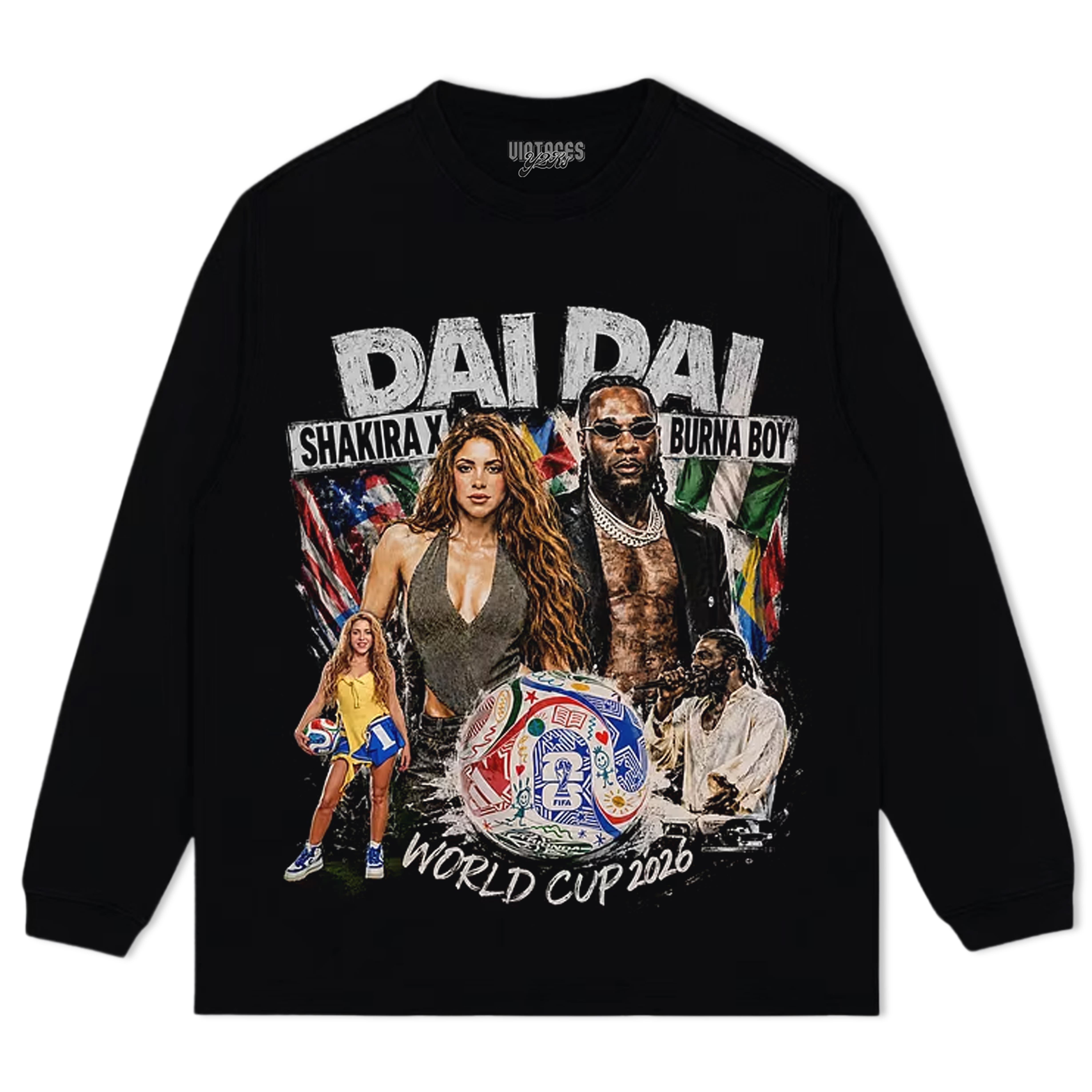 DAI DAI SHAKIRA BURNA & BOY WORLD CUP 2026 TANK TOP & TEE & LONG SLEEVE & LAYERED LS & HOODIE