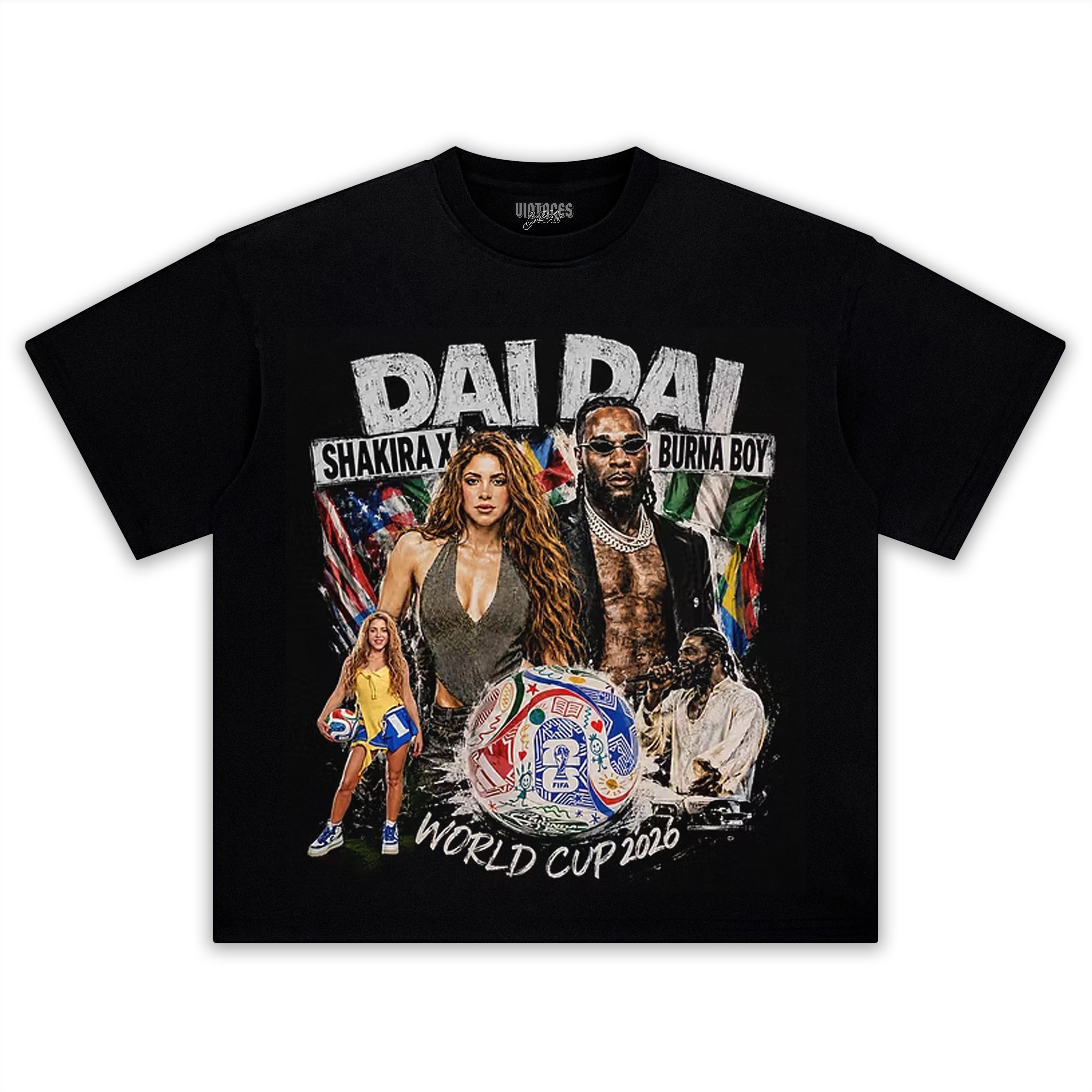 DAI DAI SHAKIRA BURNA & BOY WORLD CUP 2026 TANK TOP & TEE & LONG SLEEVE & LAYERED LS & HOODIE