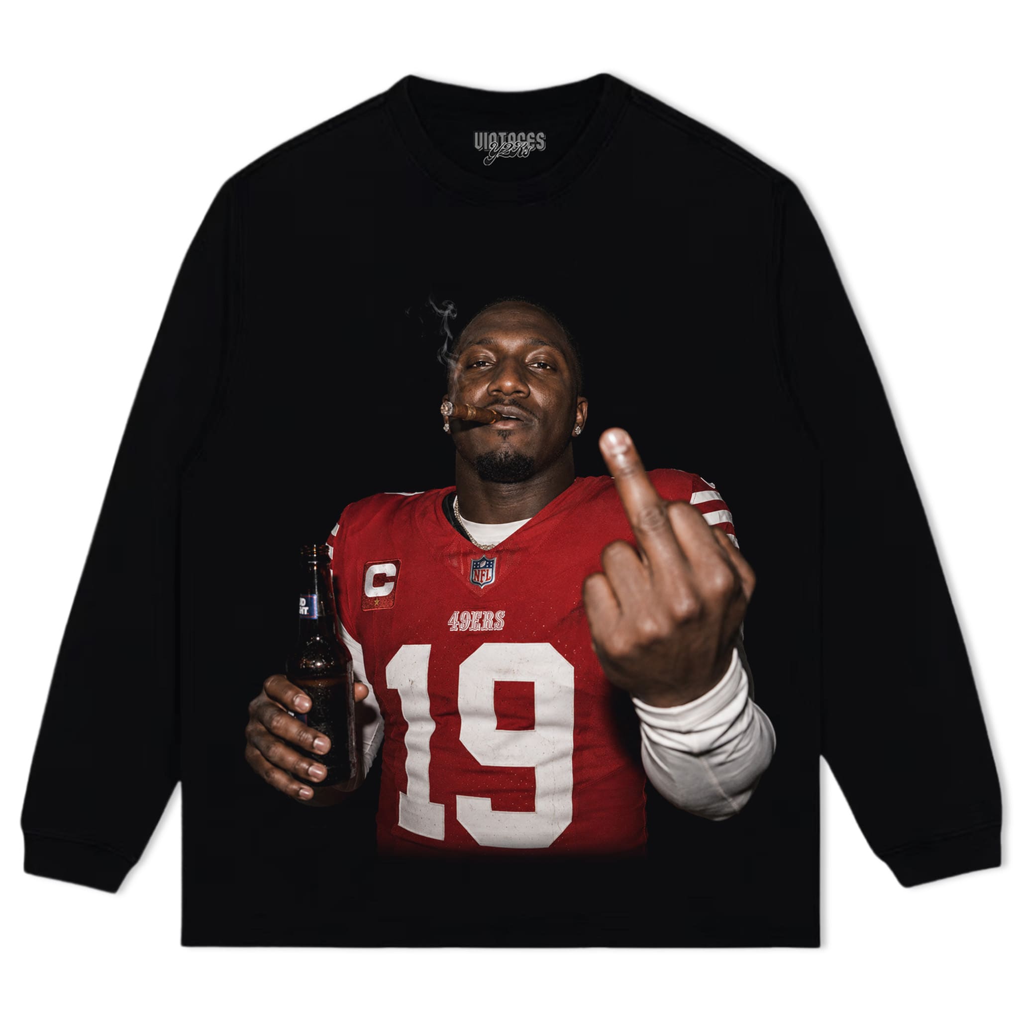 DEEBO SAMUEL - MIDDLE FINGER TANK TOP & TEE & LONG SLEEVE & LAYERED LS & HOODIE