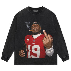 DEEBO SAMUEL - MIDDLE FINGER V2 TANK TOP & TEE & LONG SLEEVE & LAYERED LS & HOODIE