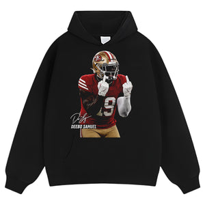 DEEBO SAMUEL - MIDDLE FINGER V3 TANK TOP & TEE & LONG SLEEVE & LAYERED LS & HOODIE