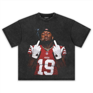 DEEBO SAMUEL - MIDDLE FINGER V4 TANK TOP & TEE & LONG SLEEVE & LAYERED LS & HOODIE