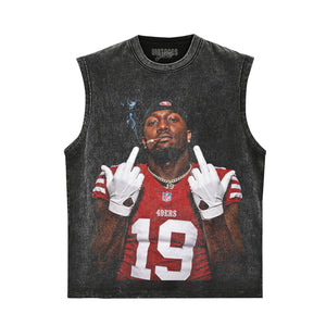 DEEBO SAMUEL - MIDDLE FINGER V4 TANK TOP & TEE & LONG SLEEVE & LAYERED LS & HOODIE