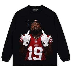 DEEBO SAMUEL - MIDDLE FINGER V4 TANK TOP & TEE & LONG SLEEVE & LAYERED LS & HOODIE