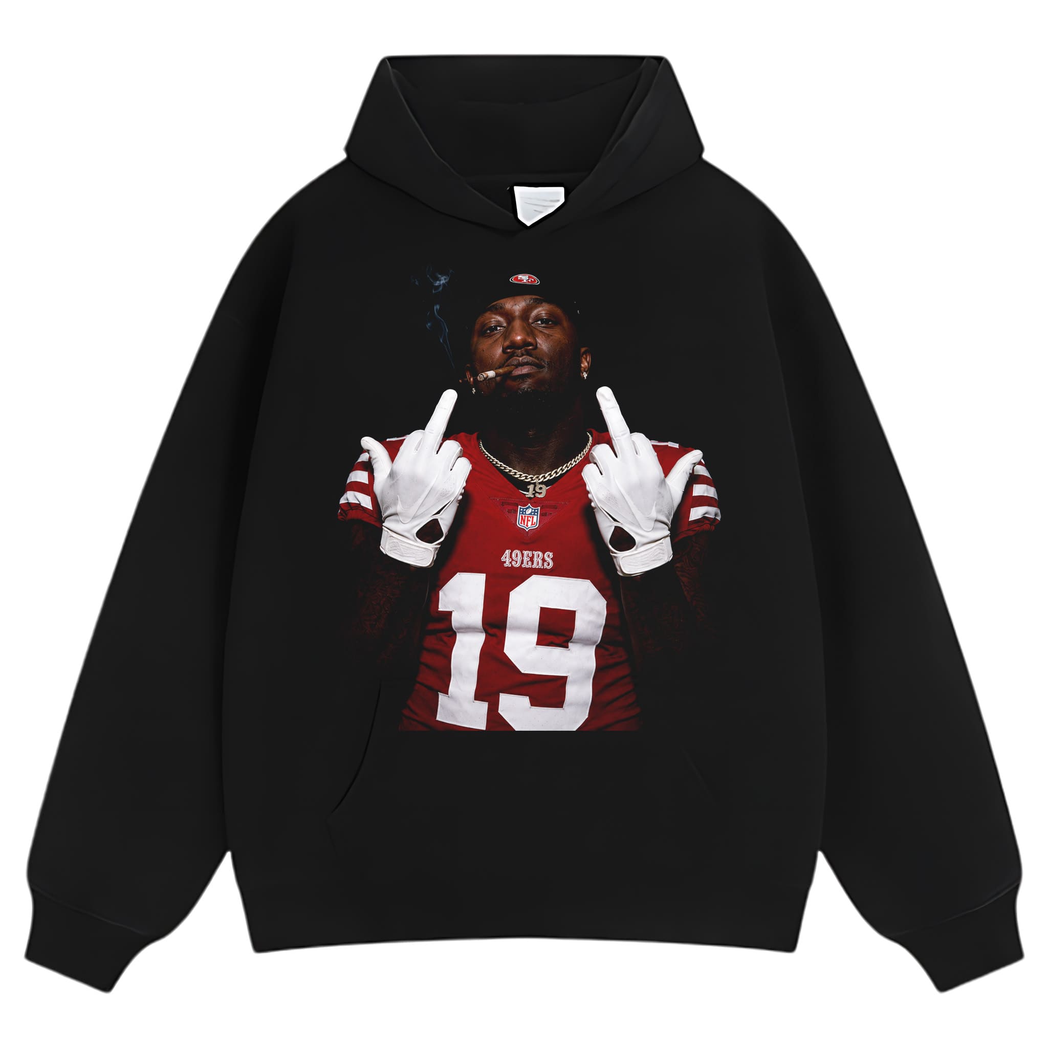 DEEBO SAMUEL - MIDDLE FINGER V4 TANK TOP & TEE & LONG SLEEVE & LAYERED LS & HOODIE