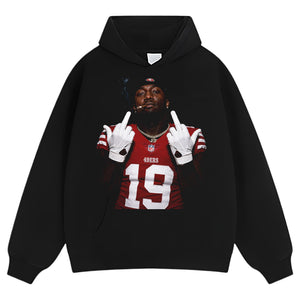 DEEBO SAMUEL - MIDDLE FINGER V4 TANK TOP & TEE & LONG SLEEVE & LAYERED LS & HOODIE