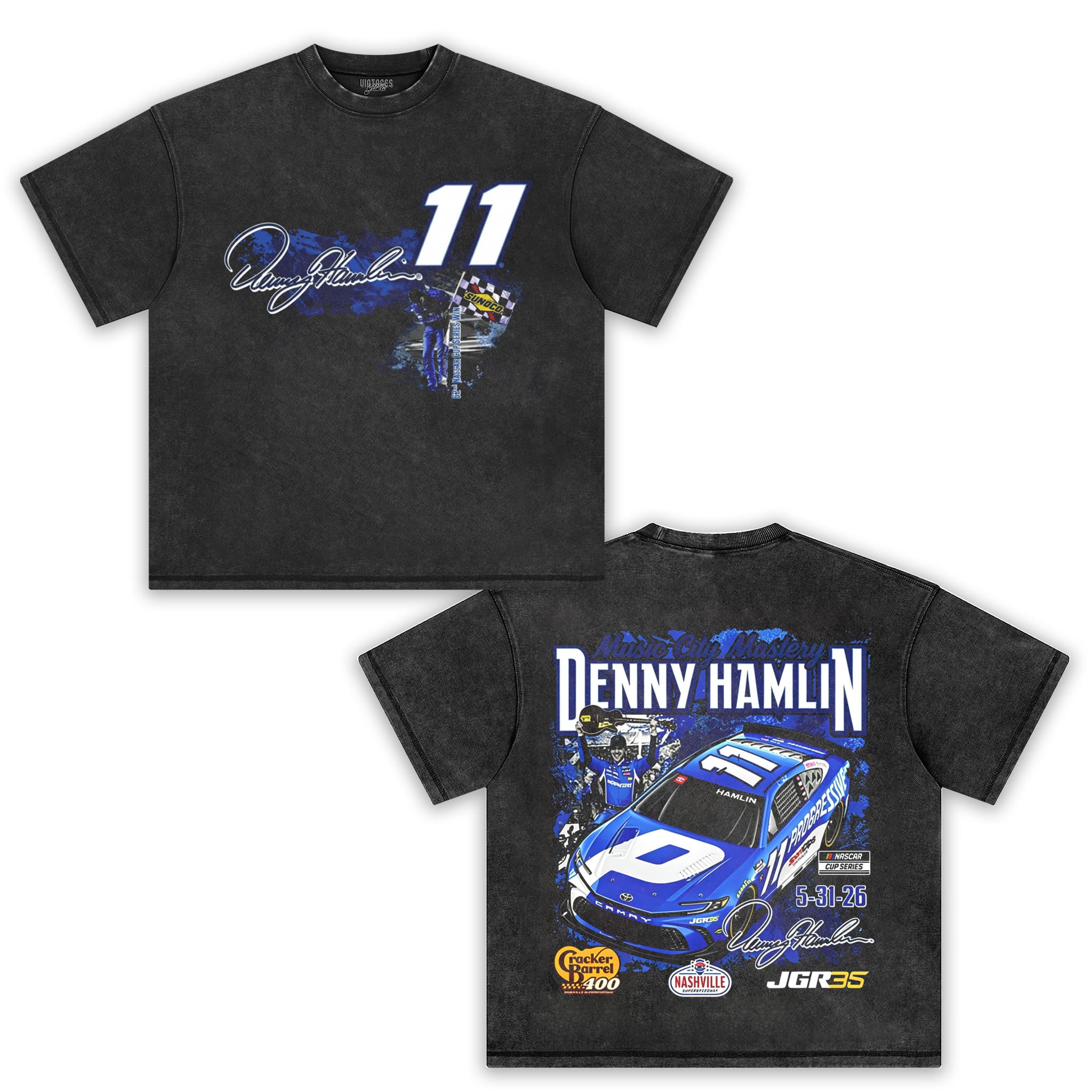 DENNY HAMLIN 2026 NASHVILLE WIN TANK TOP & TEE