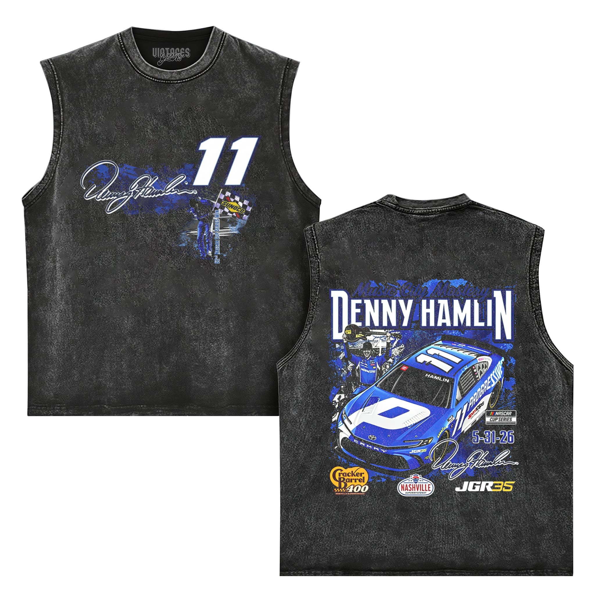 DENNY HAMLIN 2026 NASHVILLE WIN TANK TOP & TEE