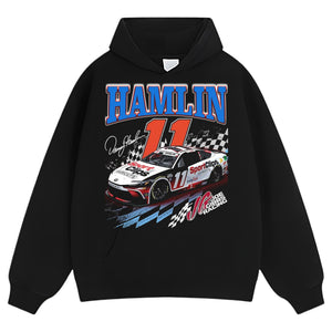 DENNY HAMLIN NASCAR VINTAGE TANK TOP & TEE & LONG SLEEVE & LAYERED LS & HOODIE