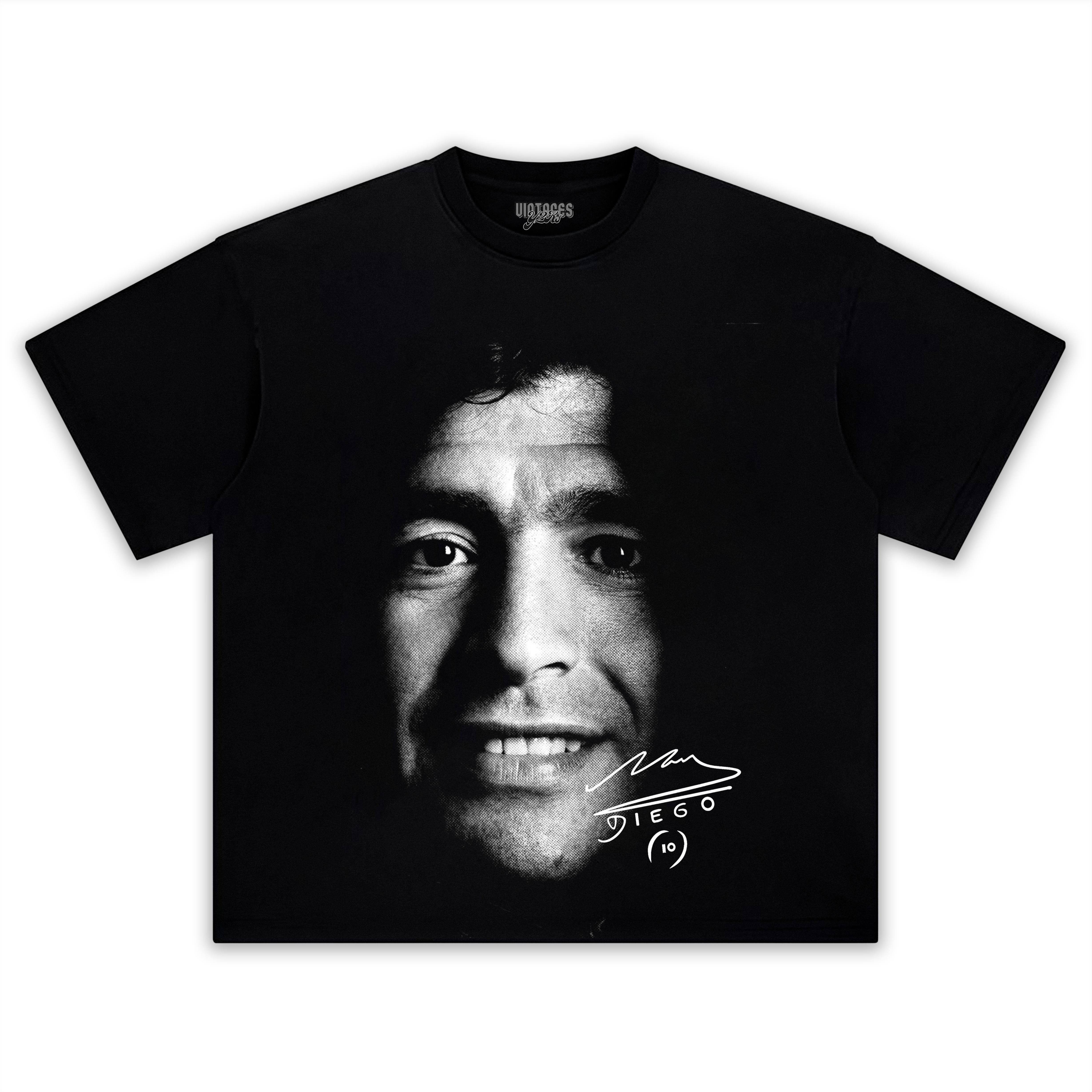 DIEGO MARADONA BIG FACE TANK TOP & TEE & LONG SLEEVE & LAYERED LS & HOODIE