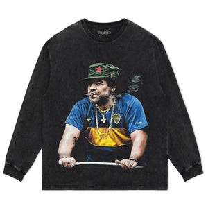 DIEGO MARADONA SMOKING TANK TOP & TEE & LONG SLEEVE & LAYERED LS & HOODIE