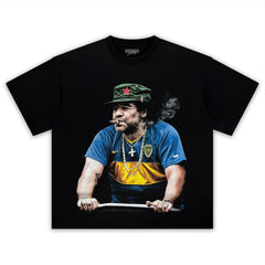 DIEGO MARADONA SMOKING TANK TOP & TEE & LONG SLEEVE & LAYERED LS & HOODIE