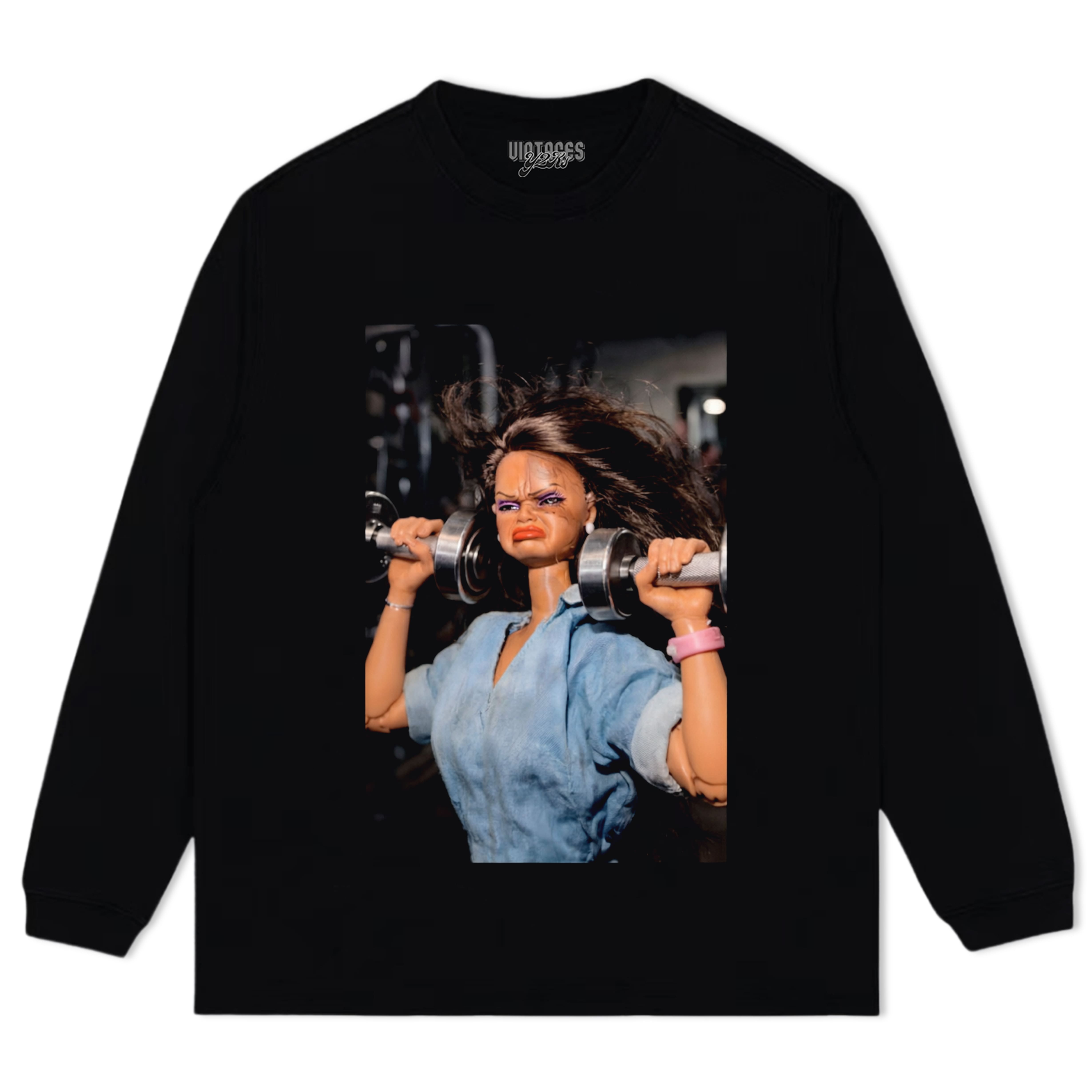 DISGUSTED BARBIE FACE MEME TANK TOP & TEE & LONG SLEEVE & LAYERED LS & HOODIE