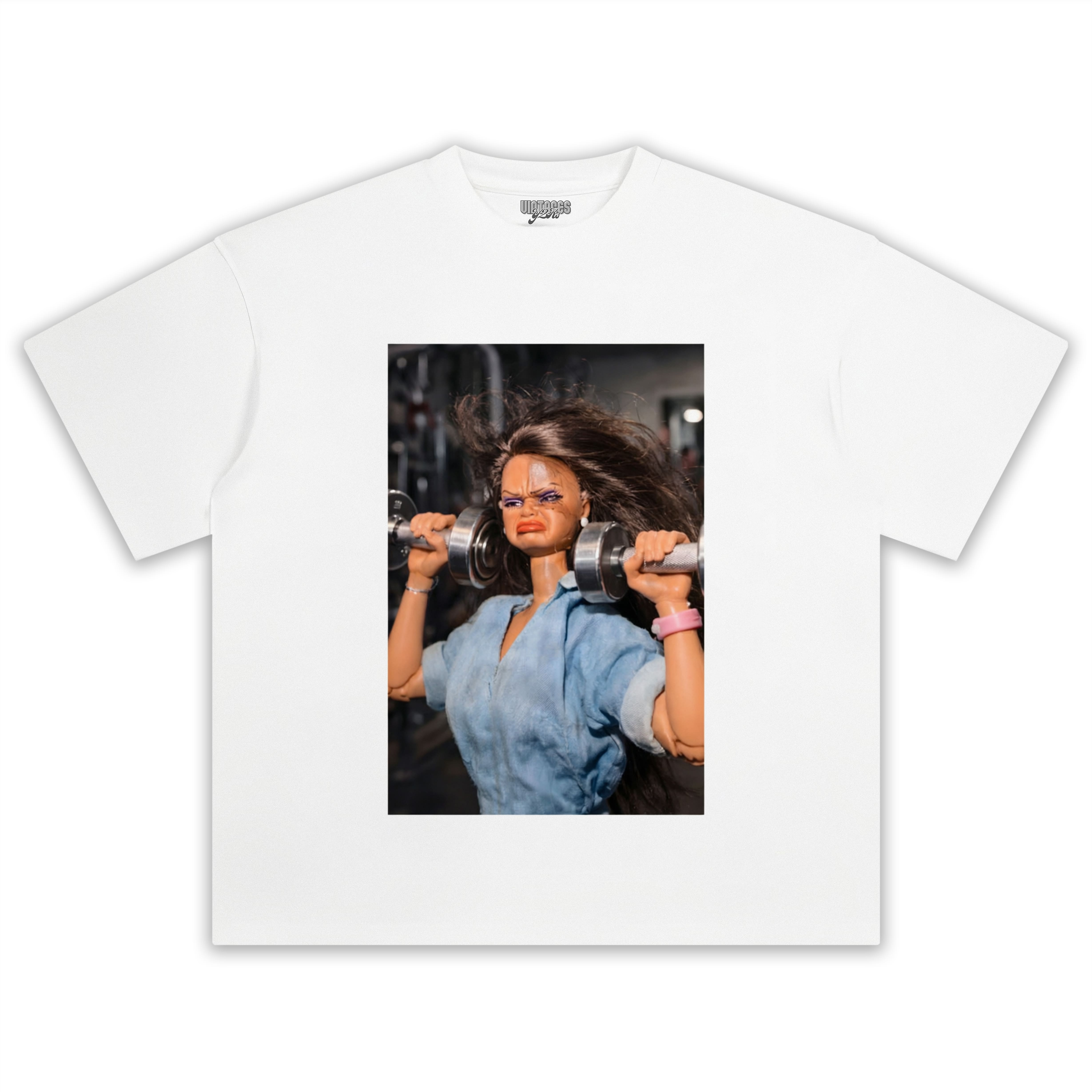 DISGUSTED BARBIE FACE MEME TANK TOP & TEE & LONG SLEEVE & LAYERED LS & HOODIE