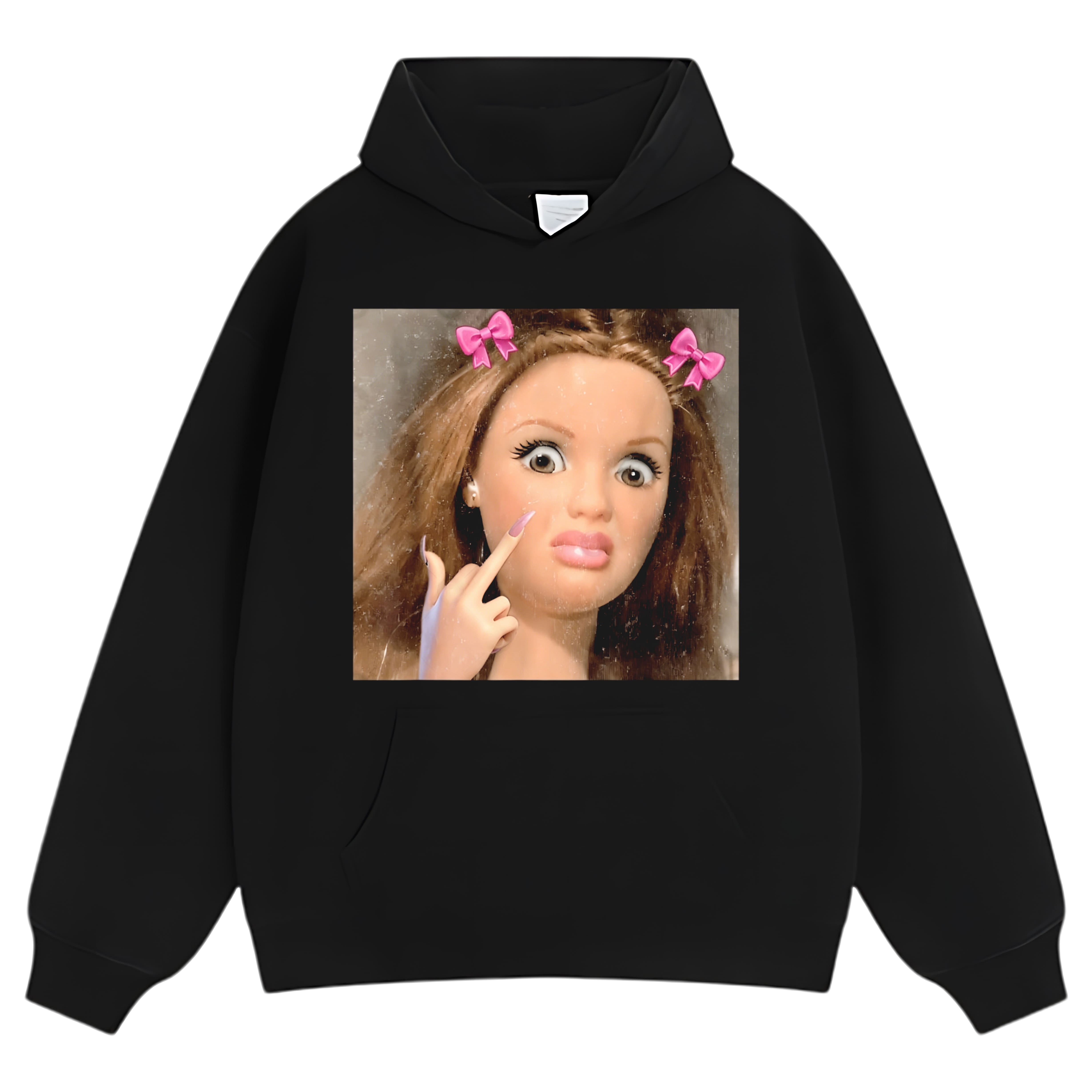 DISGUSTED DOLL MEME FACE TANK TOP & TEE & LONG SLEEVE & LAYERED LS & HOODIE