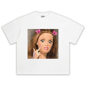 DISGUSTED DOLL MEME FACE TANK TOP & TEE & LONG SLEEVE & LAYERED LS & HOODIE