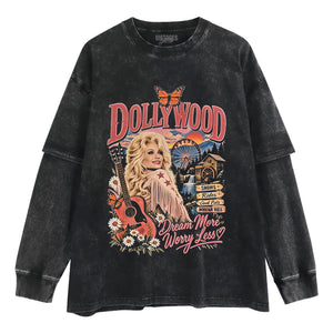 DOLLY PARTON MUSIC V2 TANK TOP & TEE & LONG SLEEVE & LAYERED LS & HOODIE