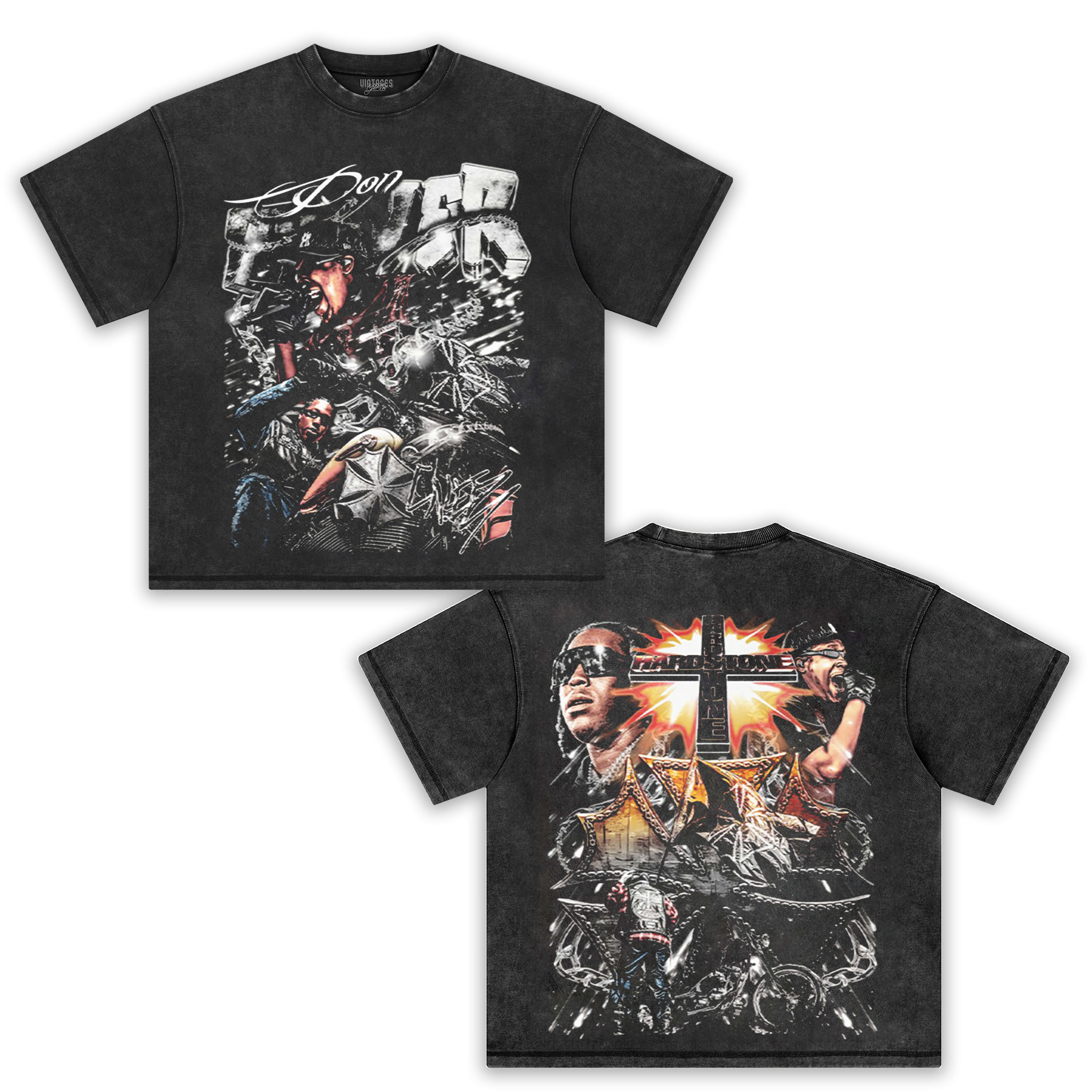 DON TOLIVER & HARDSTONE PSYCHO TEE & LS & HOODIE