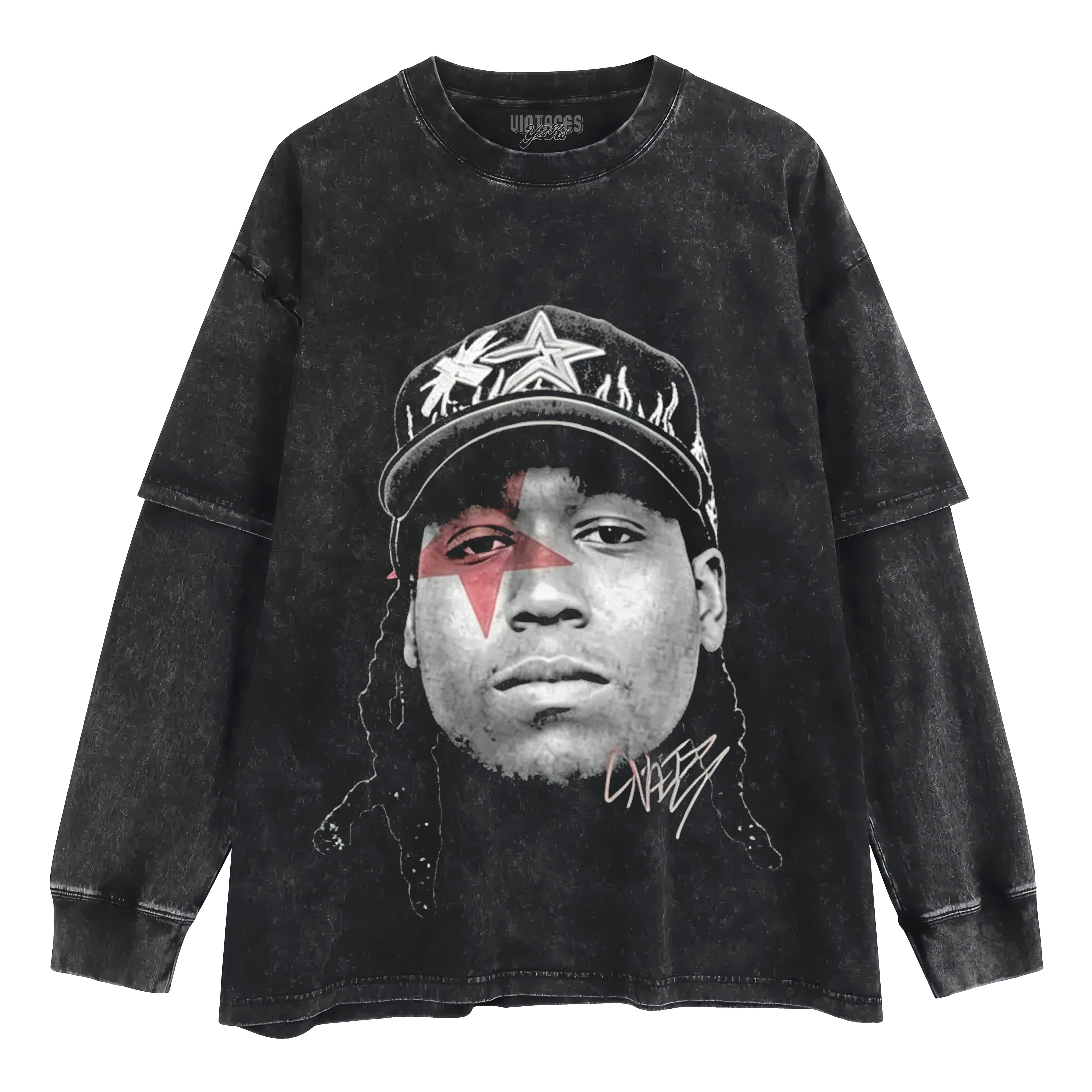 DON TOLIVER STAR FACE TANK TOP & TEE & LONG SLEEVE & LAYERED LS & HOODIE