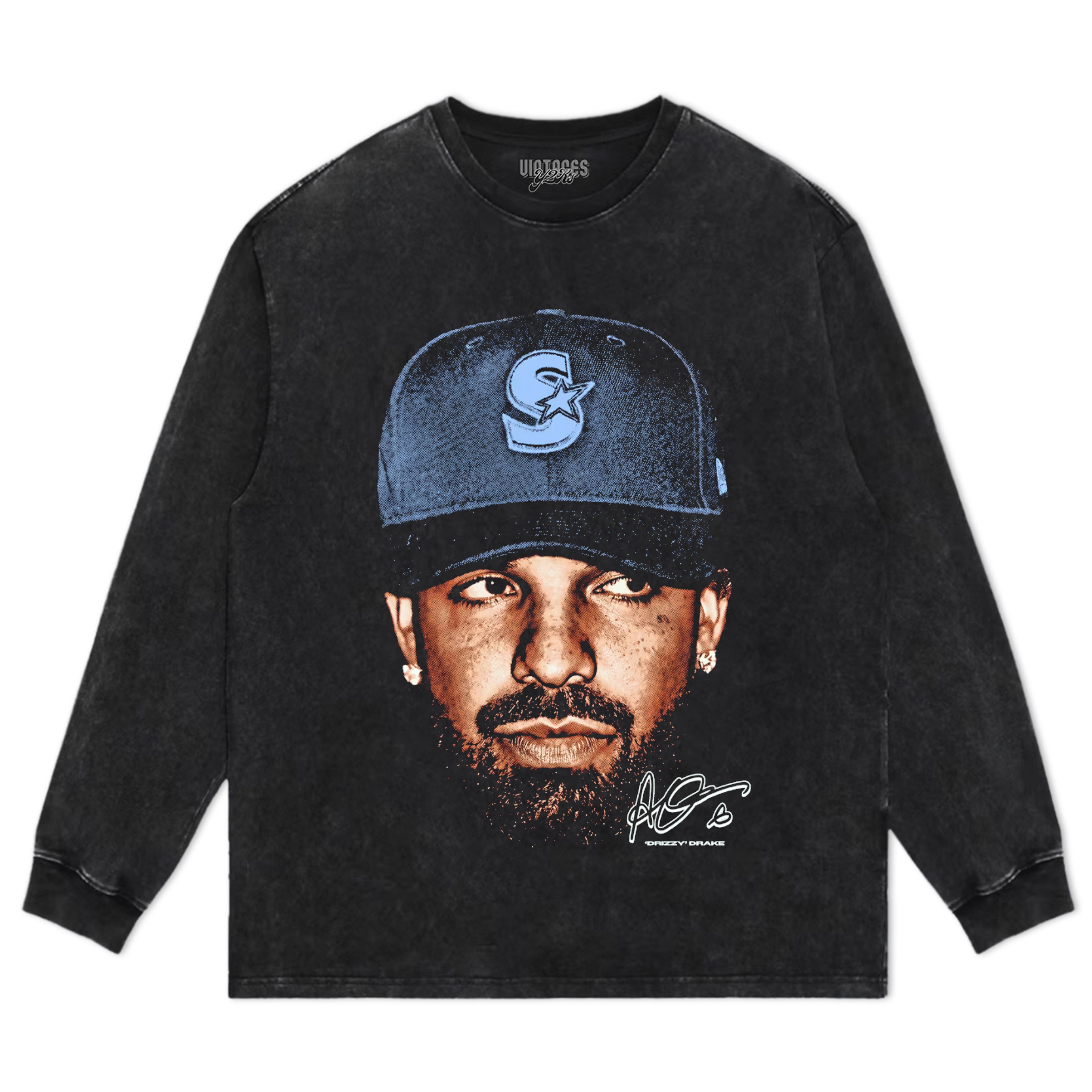 DRAKE ICEMAN FACE TANK TOP & TEE & LONG SLEEVE & LAYERED LS & HOODIE