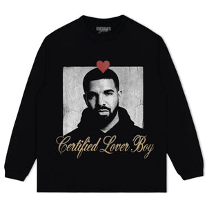 DRAKE - CERTIFIED LOVE BOY TANK TOP & TEE & LONG SLEEVE & LAYERED LS & HOODIE