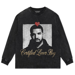 DRAKE - CERTIFIED LOVE BOY TANK TOP & TEE & LONG SLEEVE & LAYERED LS & HOODIE