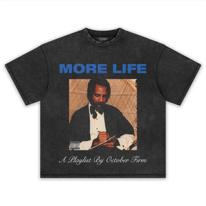 DRAKE - MORE LIFE TANK TOP & TEE & LONG SLEEVE & LAYERED LS & HOODIE