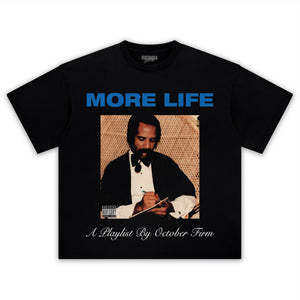 DRAKE - MORE LIFE TANK TOP & TEE & LONG SLEEVE & LAYERED LS & HOODIE