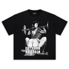 EAT YOUR PROTEIN TANK TOP & TEE & LONG SLEEVE & LAYERED LS & HOODIE