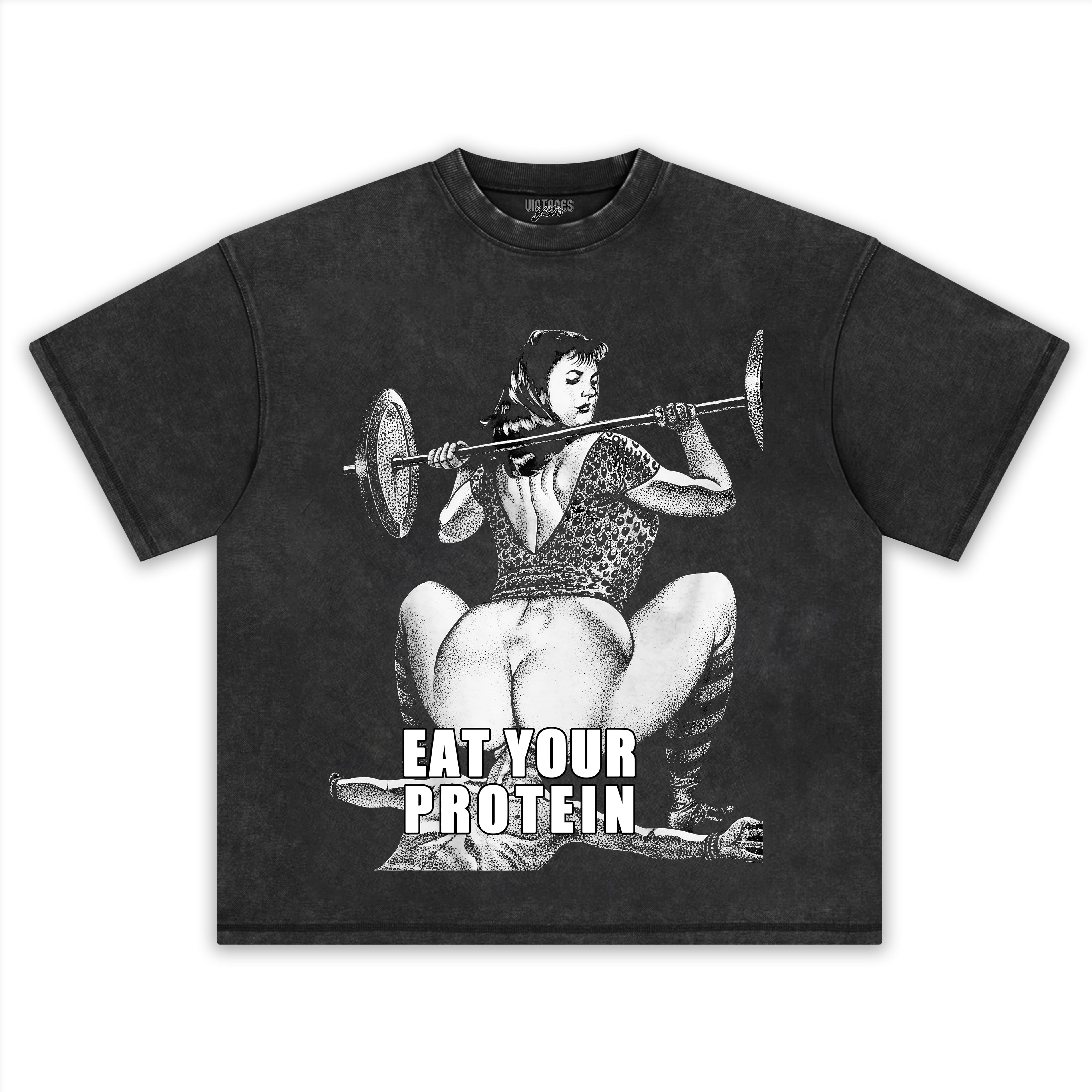 EAT YOUR PROTEIN TANK TOP & TEE & LONG SLEEVE & LAYERED LS & HOODIE