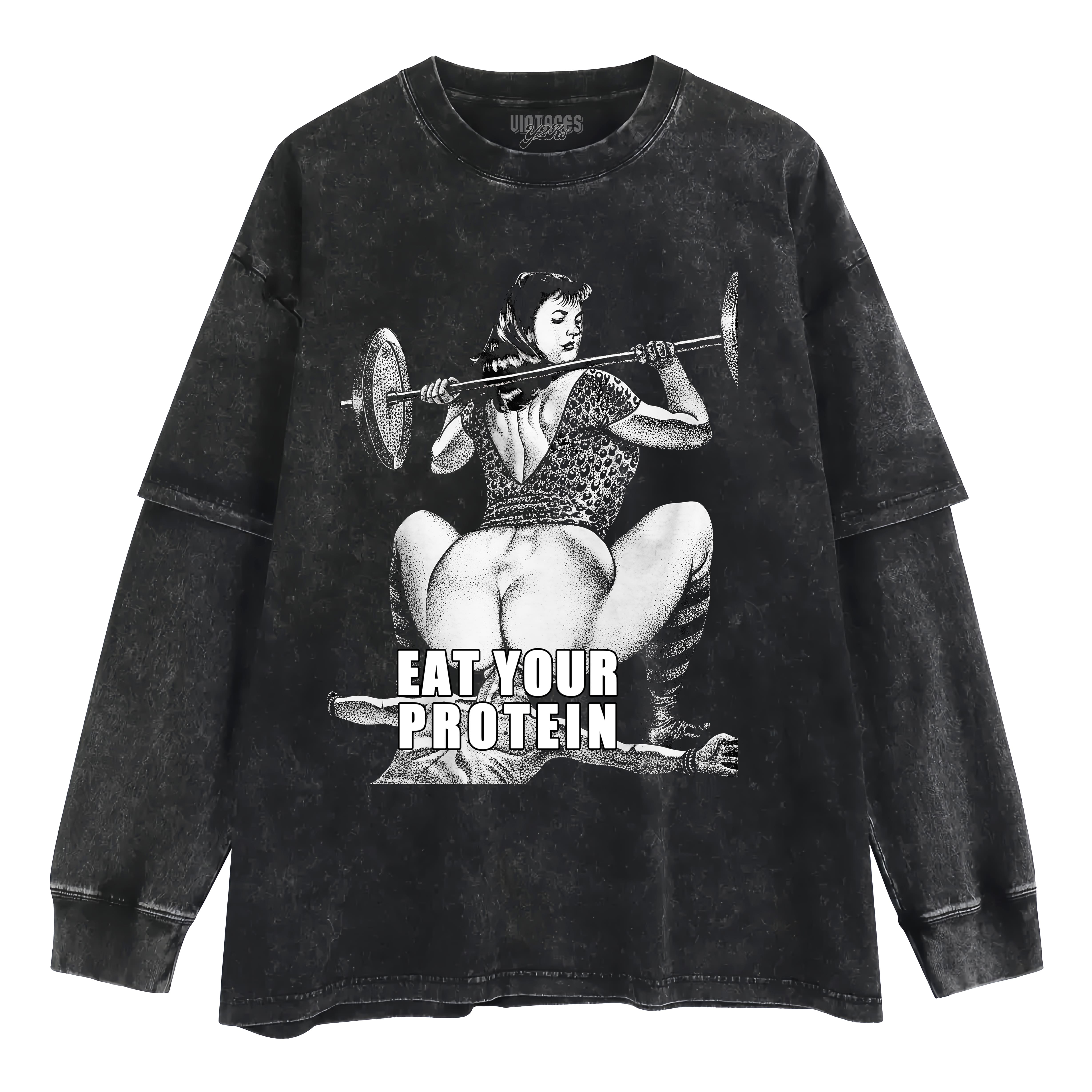 EAT YOUR PROTEIN TANK TOP & TEE & LONG SLEEVE & LAYERED LS & HOODIE