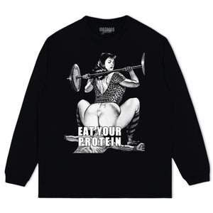 EAT YOUR PROTEIN TANK TOP & TEE & LONG SLEEVE & LAYERED LS & HOODIE
