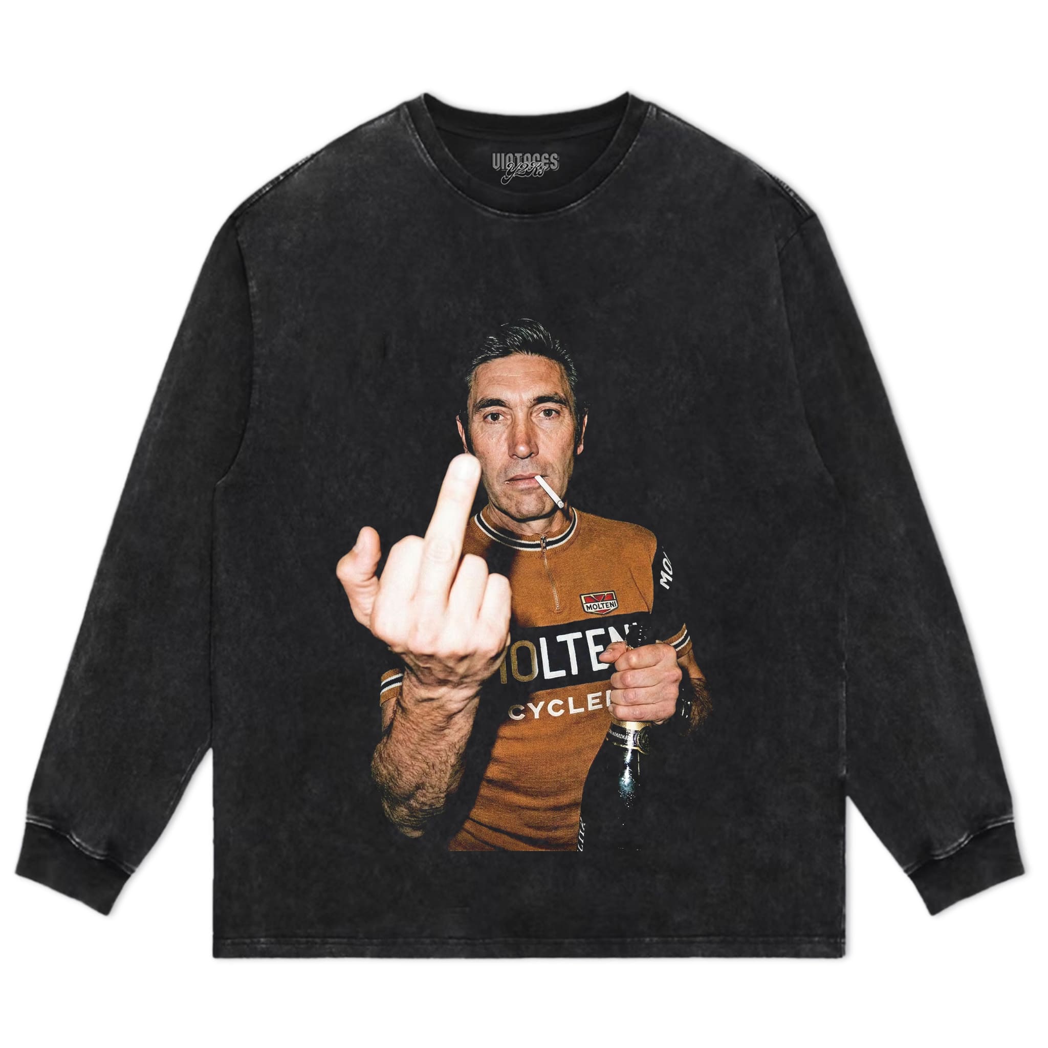 EDDY MERCKX LEGEND TOUR DE FRANCE TANK TOP & TEE & LONG SLEEVE & LAYERED LS & HOODIE