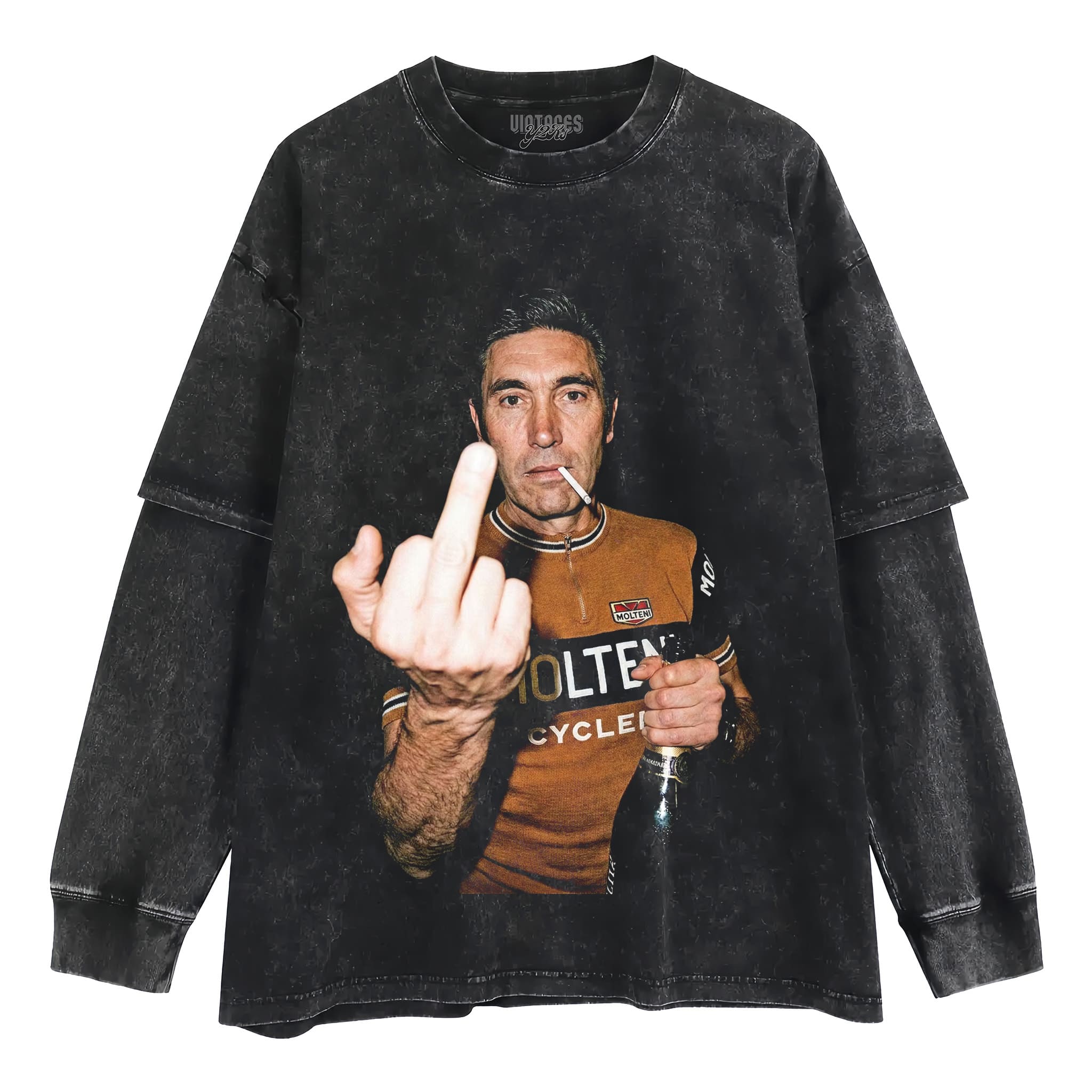 EDDY MERCKX LEGEND TOUR DE FRANCE TANK TOP & TEE & LONG SLEEVE & LAYERED LS & HOODIE