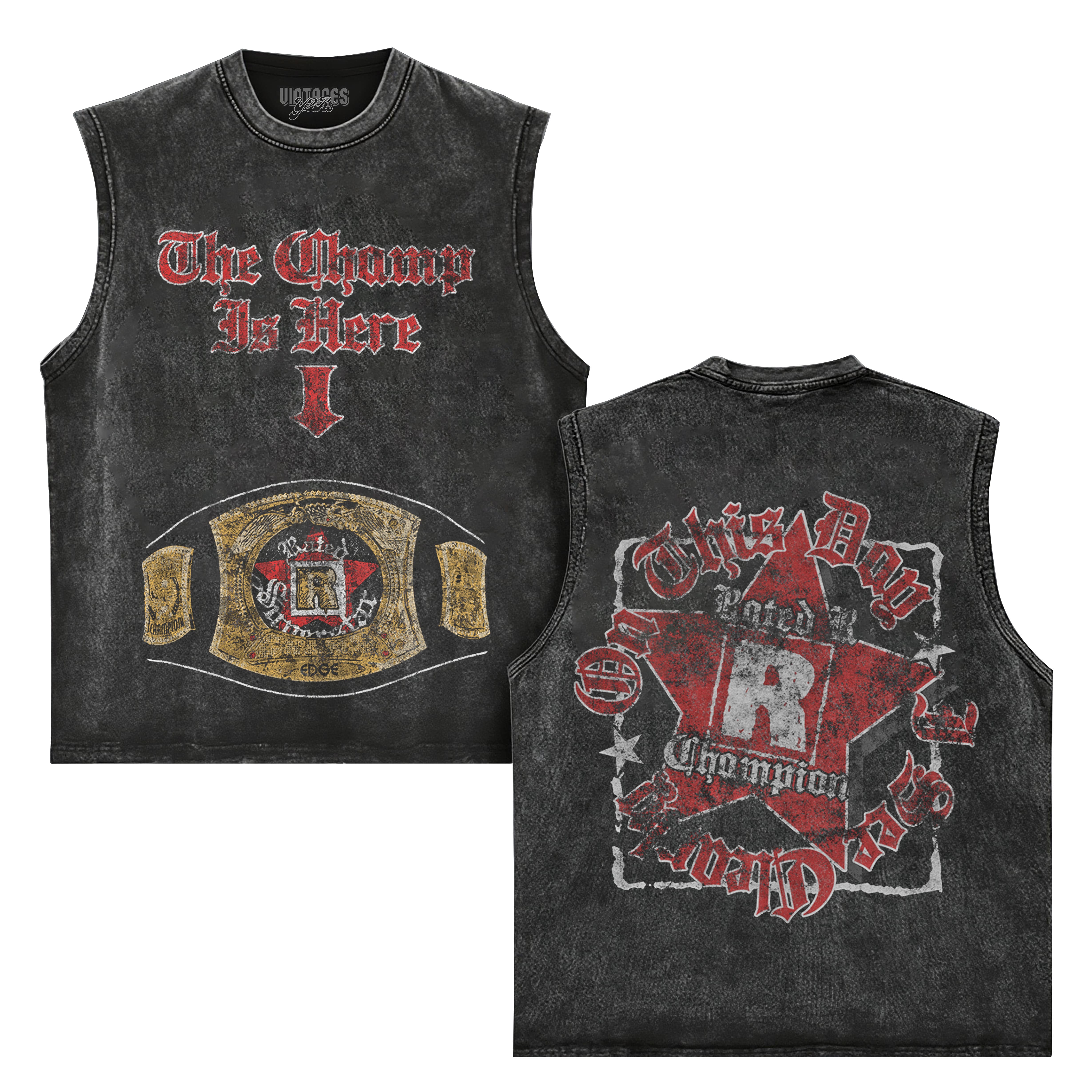 EDGE RATED R CHAMP BELT V2 TANK TOP & TEE