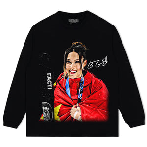 EILEEN GU - GOLD TEE & LS & HOODIE