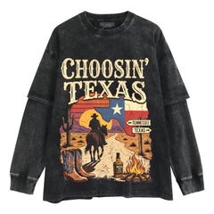 ELLA'S FELLAS CLUB LAYERED LONG SLEEVE
