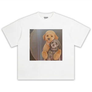EMBRACING DOG TEE