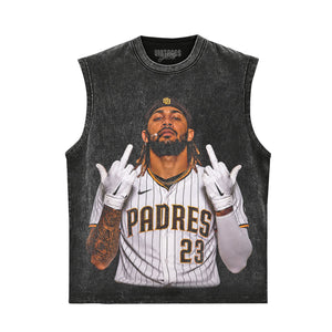FERNANDO TATIS JR. MIDDLE FINGER V2 TANK TOP & TEE & LONG SLEEVE & LAYERED LS & HOODIE