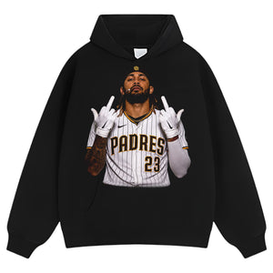FERNANDO TATIS JR. MIDDLE FINGER V2 TANK TOP & TEE & LONG SLEEVE & LAYERED LS & HOODIE