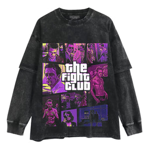 FIGHT CLUB - GTA-STYLE TANK TOP & TEE & LONG SLEEVE & LAYERED LS & HOODIE