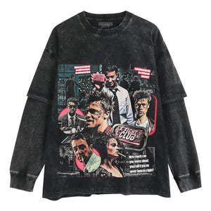FIGHT CLUB, 1999 ANK TANK TOP & TEE & LONG SLEEVE & LAYERED LS & HOODIE