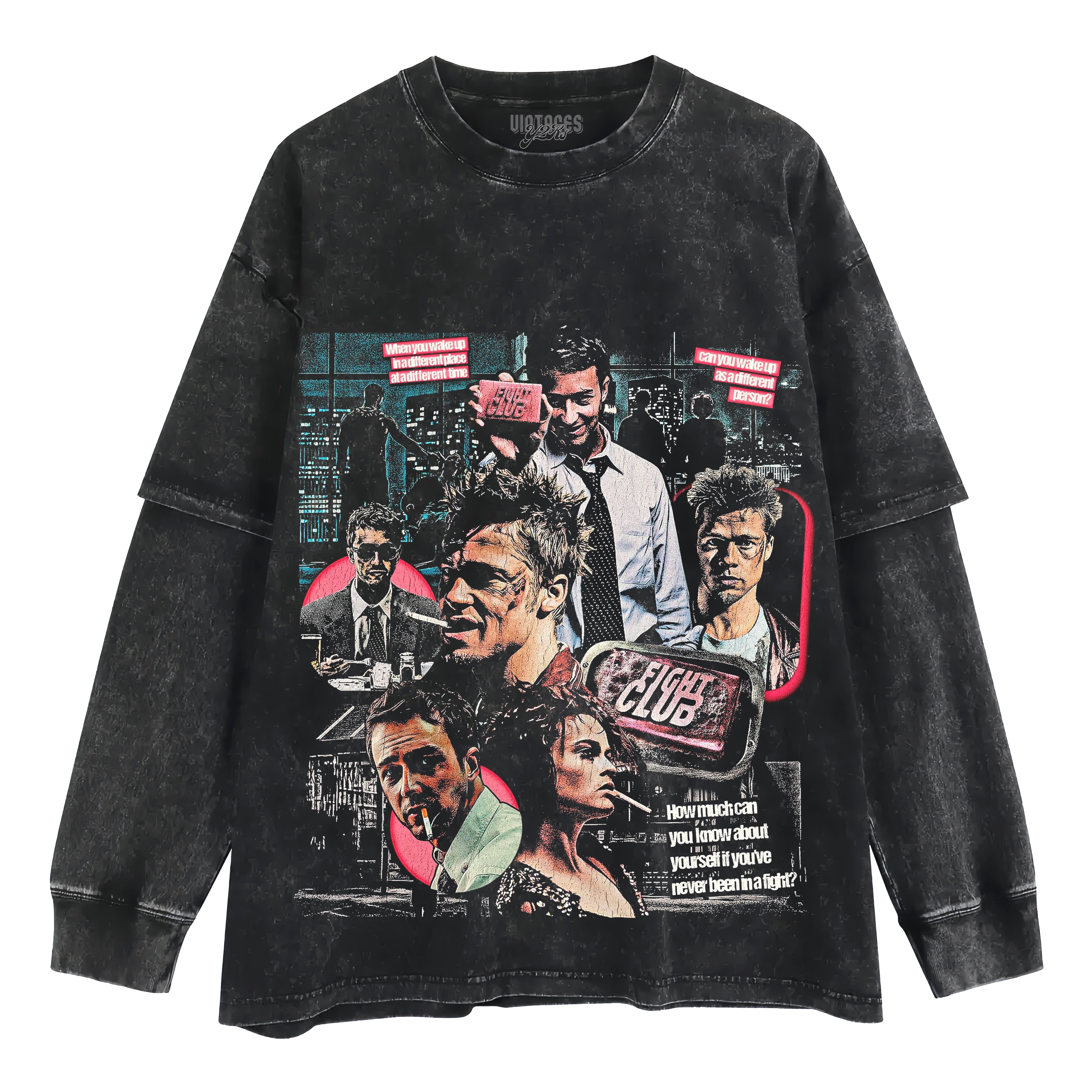 FIGHT CLUB, 1999 ANK TANK TOP & TEE & LONG SLEEVE & LAYERED LS & HOODIE