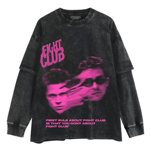 FIGHT CLUB, 1999 V4 TANK TOP & TEE & LONG SLEEVE & LAYERED LS & HOODIE