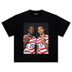 FOLARIN BALOGUN & MALIK TILLMAN TANK TOP & TEE & LONG SLEEVE & LAYERED LS & HOODIE